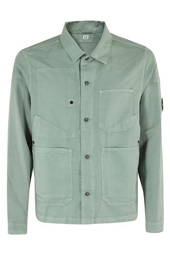 C. P. Company Cotton Linen Overshirt - C.P. Company - Modalova