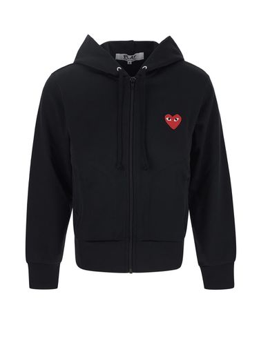 Zipped Sweatshirt - Comme des Garçons Play - Modalova