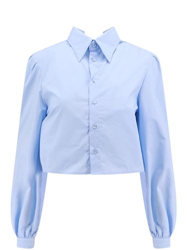 Cropped Poplin Shirt - MM6 Maison Margiela - Modalova