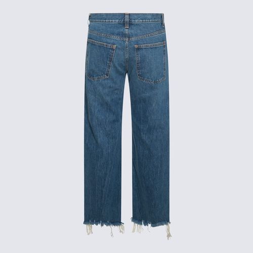 Khaite Blue Cotton Denim Jeans - Khaite - Modalova