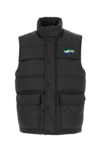 Logo Patch High Neck Gilet - Moncler Grenoble - Modalova