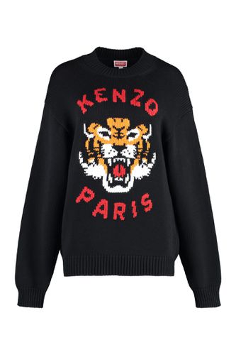 Cotton Blend Crew-neck Sweater - Kenzo - Modalova