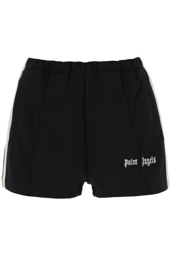 Track Shorts With Contrast Bands - Palm Angels - Modalova