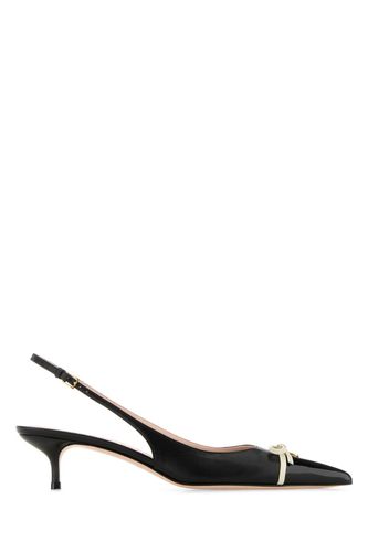 Leather Vlogo Pumps - Valentino Garavani - Modalova