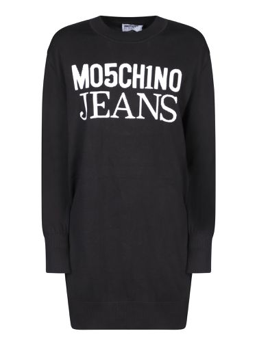 Moschino Black Cotton Dress - Moschino - Modalova