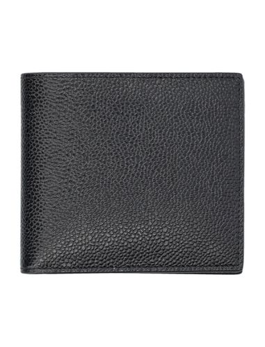 Billfold In Pebble Grain Leather - Thom Browne - Modalova