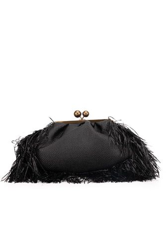 Pasticcino Bag Raffia Effect With Fringes - Weekend Max Mara - Modalova