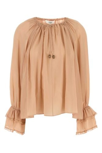 Chloé Skin Pink Georgette Blouse - Chloé - Modalova