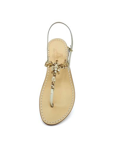 Royal Amber Gold Jewel Sandals - Dea Sandals - Modalova