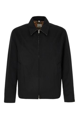 Burberry Black Cotton Jacket - Burberry - Modalova