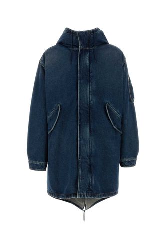 Prada Denim Padded Coat - Prada - Modalova