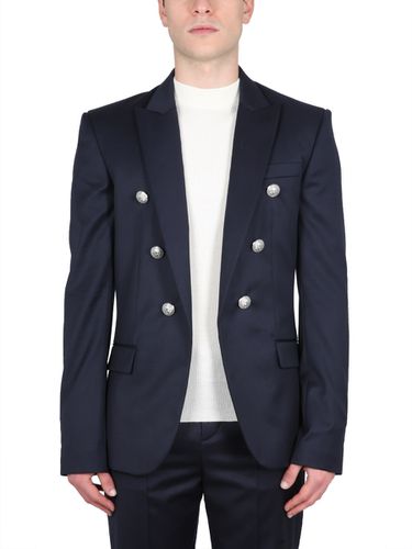 Balmain Wool Jacket - Balmain - Modalova