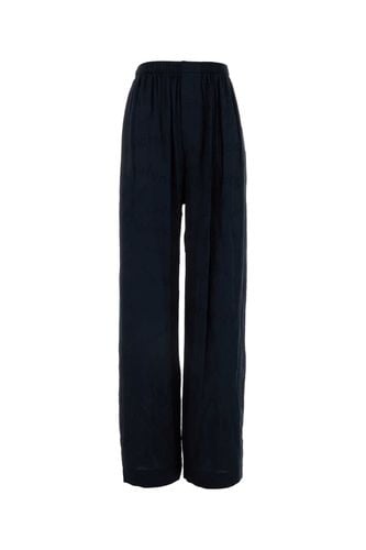 Midnight Blue Silk Pyjama Pant - Balenciaga - Modalova