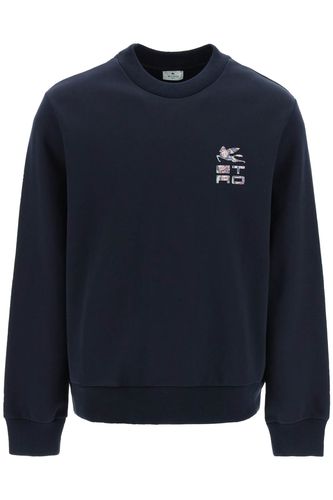 Etro Logo Print Sweatshirt - Etro - Modalova