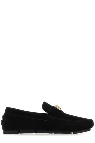 Medusa Plaque Slip-on Loafers - Versace - Modalova