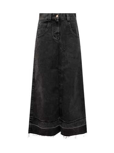 Palm Angels Denim Skirt - Palm Angels - Modalova