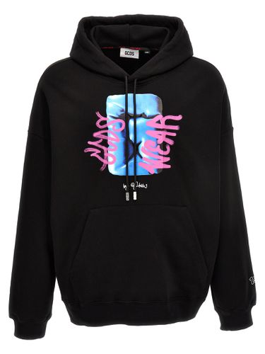 GCDS Logo Print Hoodie - GCDS - Modalova