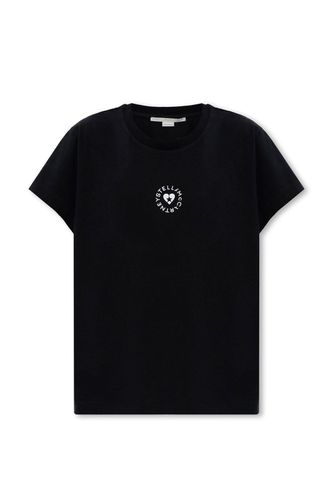 Logo Printed Crewneck T-shirt - Stella McCartney - Modalova