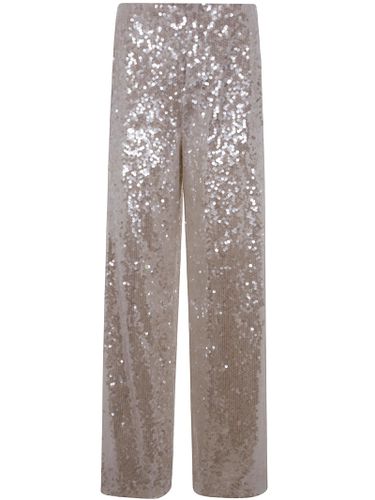 Wide Leg Sequins Trousers - Philosophy di Lorenzo Serafini - Modalova