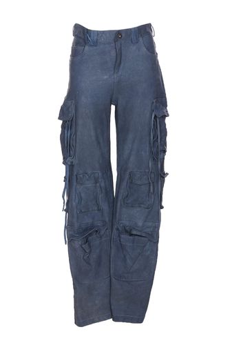 Leather Cargo Pants - Salvatore Santoro - Modalova