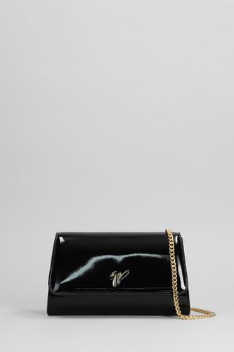 Cleopatra Clutch In Black Leather - Giuseppe Zanotti - Modalova