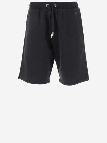 Stretch Cotton Short Pants - Ami Alexandre Mattiussi - Modalova