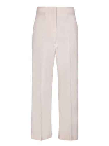 MSGM Cropped Ivory Trousers - MSGM - Modalova