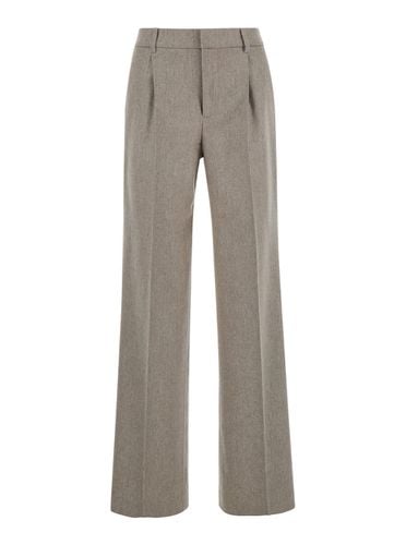 Lola Pants With Pences On The Front In Wool Blend Woman - PT Torino - Modalova