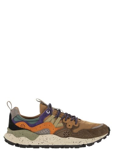 Yamano 3 - Sneakers In Suede And Technical Fabric - Flower Mountain - Modalova