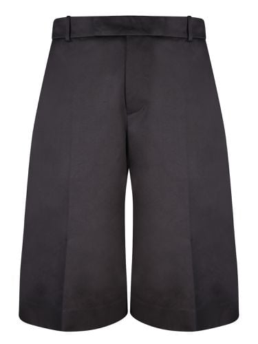 Baggy Cotton Bermuda Shorts - Alexander McQueen - Modalova