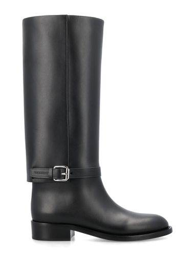 Burberry London Leather Horse Boots - Burberry London - Modalova