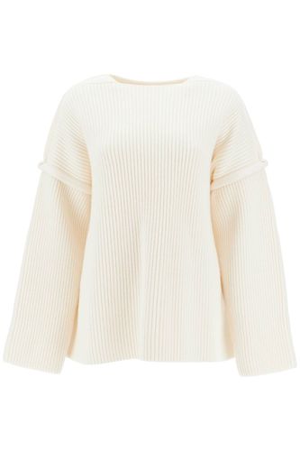 Oversized Ribbed Knit Pul - Jil Sander - Modalova