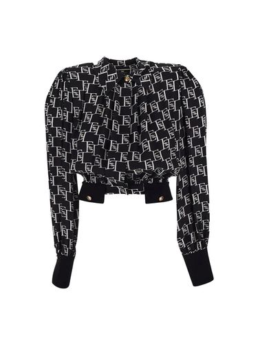 Elisabetta Franchi Logo Blouse - Elisabetta Franchi - Modalova