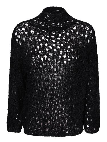 Perforated Knit Sweater - SSHEENA - Modalova