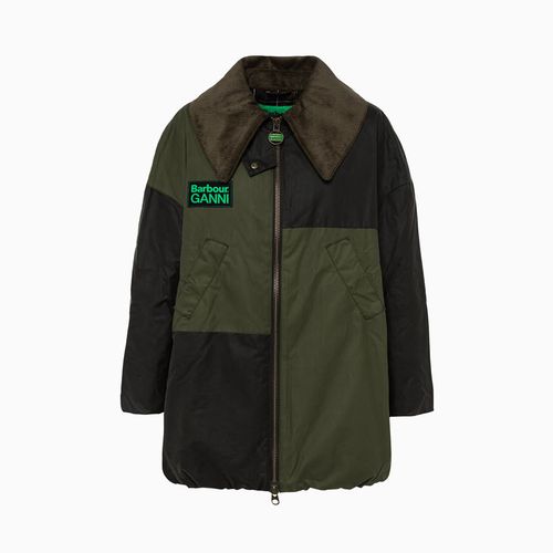 Barbour X Ganni Waxed Bomber Jacket - Barbour - Modalova