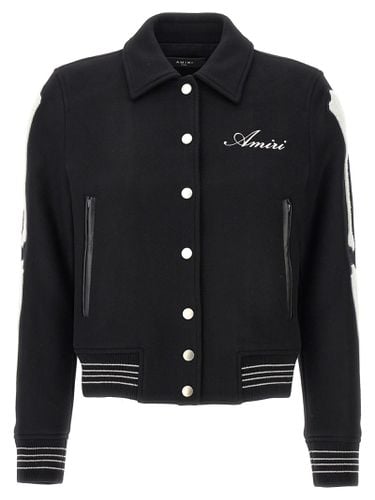 AMIRI bones Bomber Jacket - AMIRI - Modalova