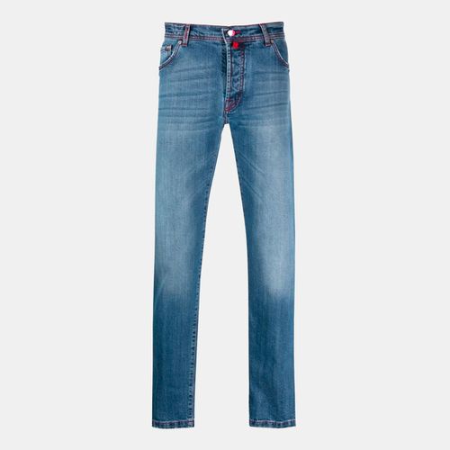 Kiton Blue Cotton Denim Jeans - Kiton - Modalova