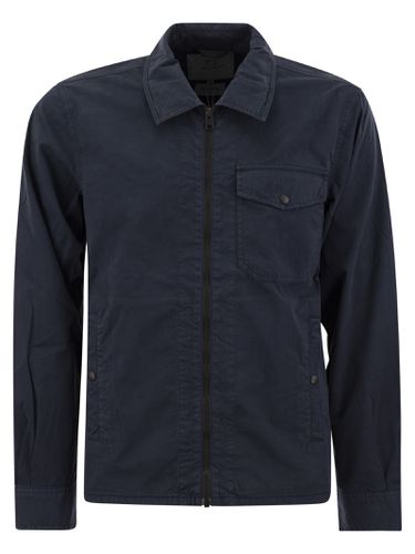 Garment-dyed Shirt Jacket In Pure Cotton - Woolrich - Modalova