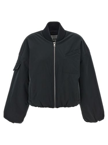 Ganni Nylon Bomber Jacket - Ganni - Modalova