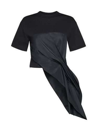 Asymmetric Round Neck Top - Alexander McQueen - Modalova