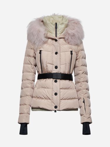 Pink Beverley Hooded Ski Down Jacket - Moncler Grenoble - Modalova