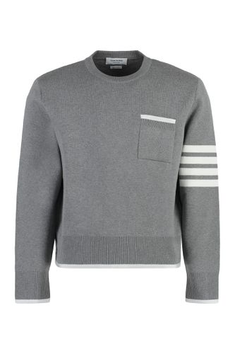 Cotton Crew-neck Sweater - Thom Browne - Modalova