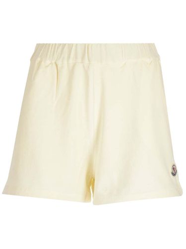 Logo Patch High Waist Shorts - Moncler - Modalova