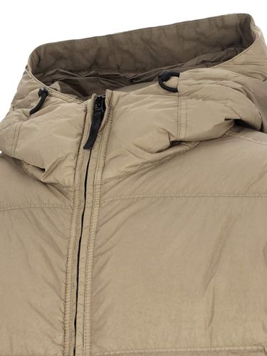 Logo Hooded Down Jacket - Stone Island - Modalova