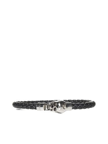Braided Leather Bracelet - Alexander McQueen - Modalova