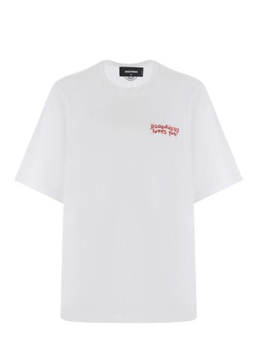 T-shirt loves You! Made Of Cotton - Dsquared2 - Modalova