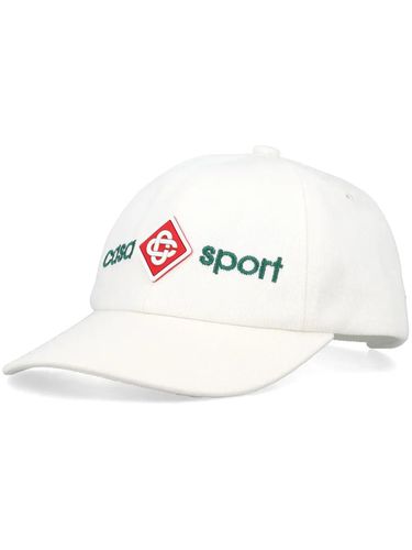 Baseball Hat With Front Logo - Casablanca - Modalova