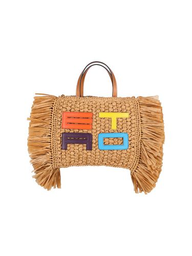 Etro Logo Midi Tote Bag - Etro - Modalova