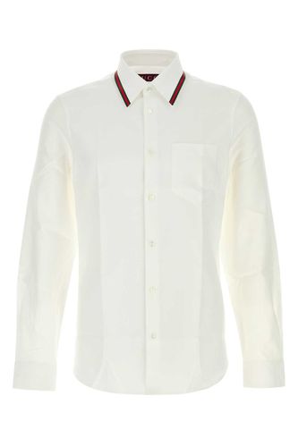 Gucci White Oxford Shirt - Gucci - Modalova