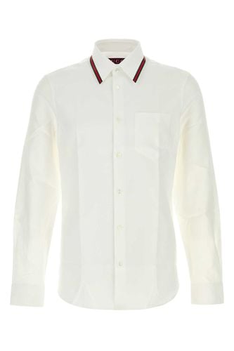 Gucci White Oxford Shirt - Gucci - Modalova